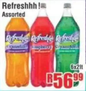Devland Cash And Carry Refreshhh! Assorted offer