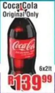Devland Cash And Carry Coca Cola Original Only offer