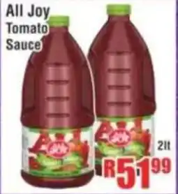 Devland Cash And Carry All Joy Tomato Sauce offer
