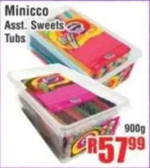 Devland Cash And Carry Minicco Asst. Sweets Tubs offer