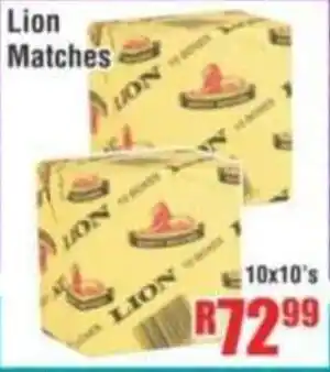 Devland Cash And Carry Lion Matches offer