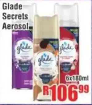 Devland Cash And Carry Glade Secrets Aerosol offer