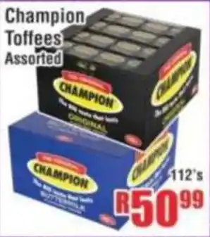 Devland Cash And Carry Champion Toffees Assorted offer