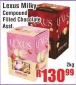 Devland Cash And Carry Lexus Milky Compound Filled Chocolate Asst. offer