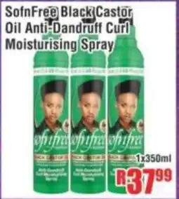 Devland Cash And Carry SofnFree Black Castor Oil Anti-Dandruff Curl Moisturising Spray offer