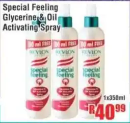 Devland Cash And Carry Special Feeling Glycerine & Oil Activating Spray offer