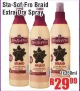 Devland Cash And Carry Sta-Sof-Fro Braid Extra Dry Spray offer