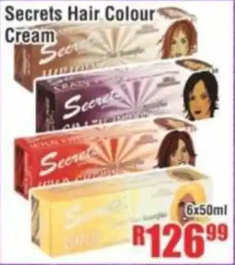 Devland Cash And Carry Secrets Hair Colour Cream offer