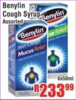 Devland Cash And Carry Benylin Cough Syrup Assorted offer