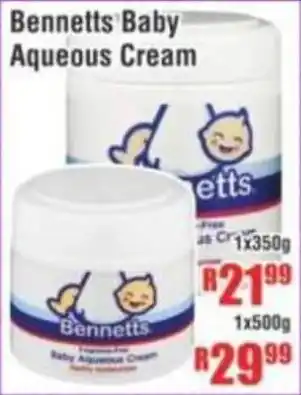 Devland Cash And Carry Bennetts Baby Aqueous Cream offer