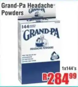 Devland Cash And Carry Grand-Pa Headache Powders offer