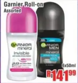 Devland Cash And Carry Garnier Roll-on Assorted offer