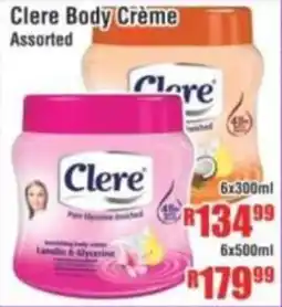 Devland Cash And Carry Clere Body Crème Assorted offer