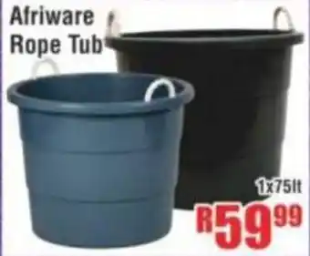 Devland Cash And Carry Afriware Rope Tub offer