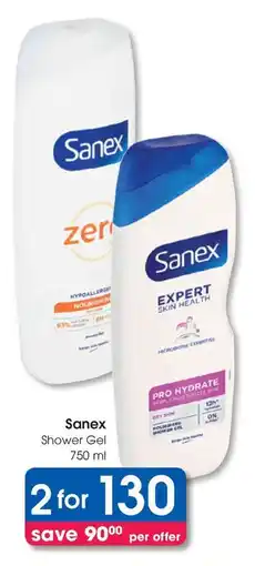 Clicks Sanex Shower Gel offer