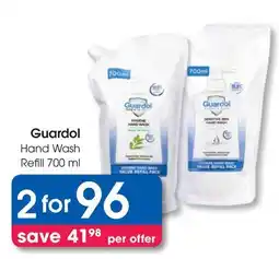 Clicks Guardol Hand Wash Refill offer