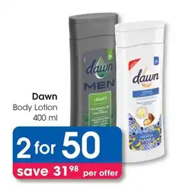 Clicks Dawn Body Lotion offer