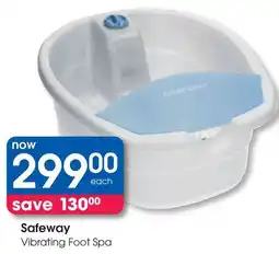 Clicks Safeway Vibrating Foot Spa offer