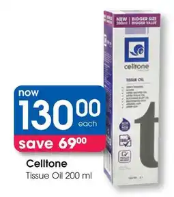 Clicks Celltone Tissue Oil offer