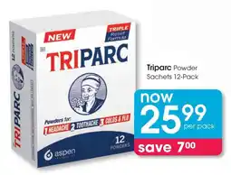 Clicks Triparc Powder Sachets offer