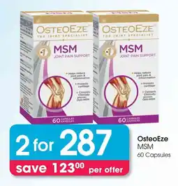 Clicks OsteoEze MSM offer