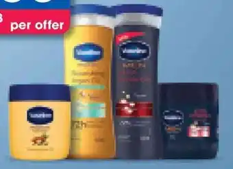Clicks Vaseline Body Cream or Lotion offer