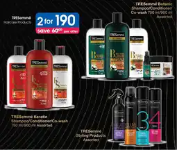 Clicks TRESemmé Haircare Products offer