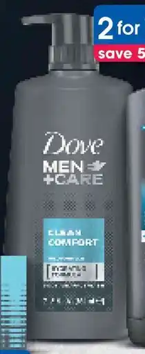 Clicks Dove Men+Care Shower Gel offer