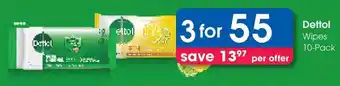 Clicks Dettol Wipes offer