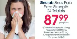 Clicks Sinutab Sinus Pain Extra Strength offer