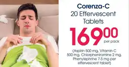 Clicks Corenza-C 20 Effervescent Tablets offer