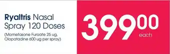 Clicks Ryaltris Nasal Spray offer
