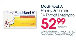 Clicks Medi-keel A Honey & Lemon Throat Lozenges offer