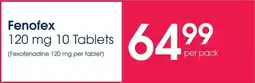 Clicks Fenofex 120 mg Tablets offer