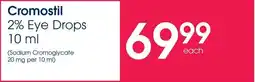Clicks Cromostil 2% Eye Drops offer