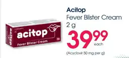 Clicks Acitop Fever Blister Cream offer