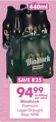 President Hyper Windhoek Premium Lager/ Draught Beer NRB offer