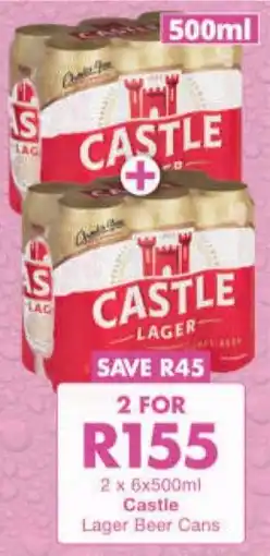 President Hyper Castle Lager Beer Cans offer