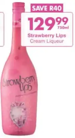 President Hyper Strawberry Lips Cream Liqueur offer