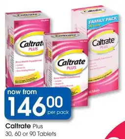 Clicks Caltrate Plus offer