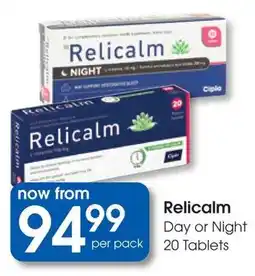 Clicks Relicalm Day or Night offer