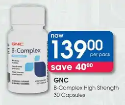 Clicks GNC B-Complex High Strength offer