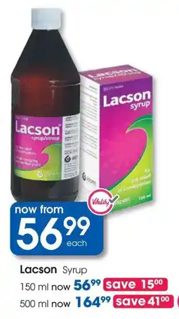 Clicks Lacson Syrup offer
