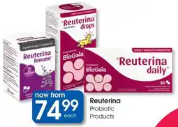 Clicks Reuterina Probiotic Products offer