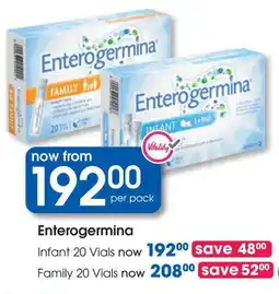 Clicks Enterogermina Infant 20 Vials offer