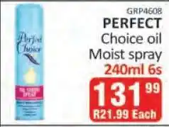 KitKat Cash and Carry PERFECT Choice oil Moist spray offer