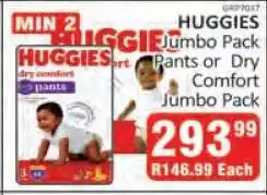 KitKat Cash and Carry HUGGIES Jumbo Pack Pants or Dry Comfort Jumbo Pack offer