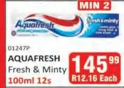KitKat Cash and Carry AQUAFRESH Fresh & Minty offer
