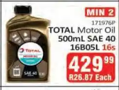 KitKat Cash and Carry TOTAL Motor Oil offer