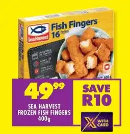 Shoprite SEA HARVEST FROZEN FISH FINGERS 400g offer